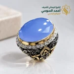 خاتم عقيق يماني صناعة يدوية